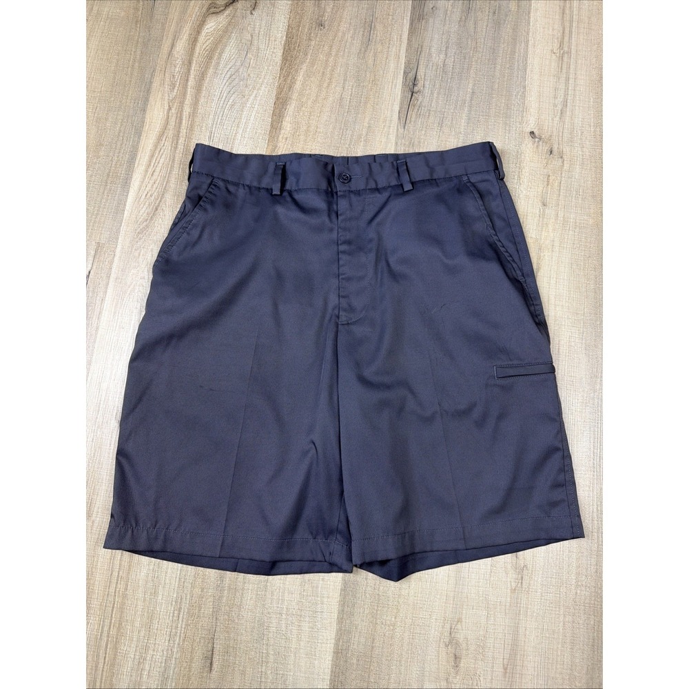 Pebble Beach Performance‎ Shorts Mens 34 Stretch Golf Gray Zipper Pocket